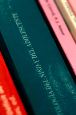Imagen del lomo de un libro sobre adolescentes